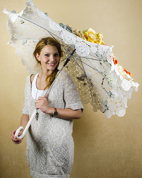 Umbrelă decorativă pentru nuntă