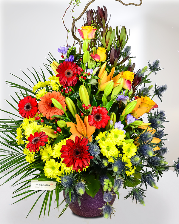 Rustic flower arrangement