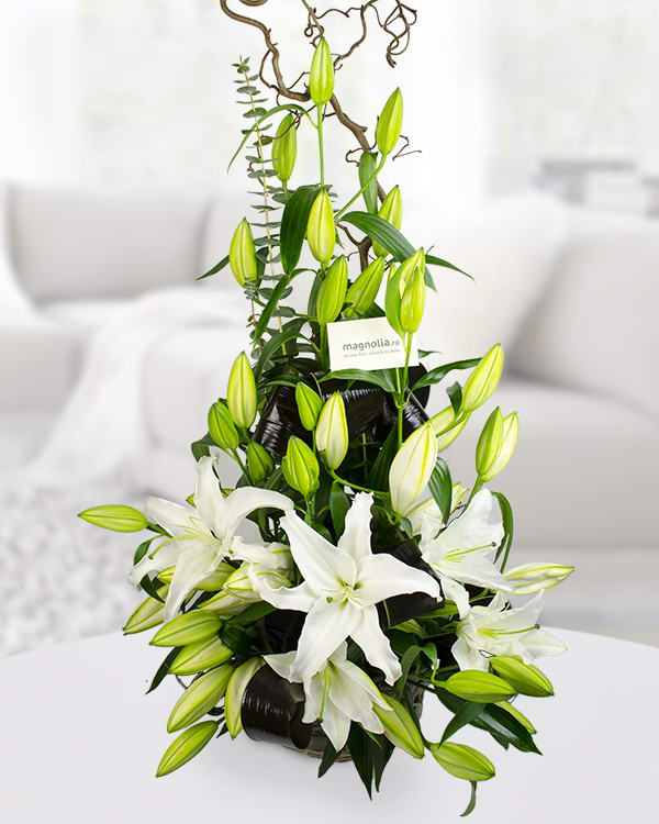 Imperial lilies arrangement