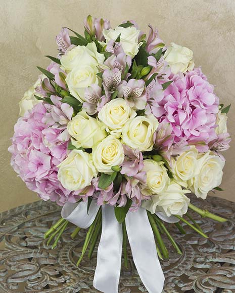 Luxury bouquet with hydrangea