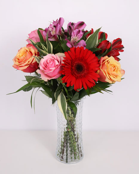 Bouquet of alstroemeria and gerberas