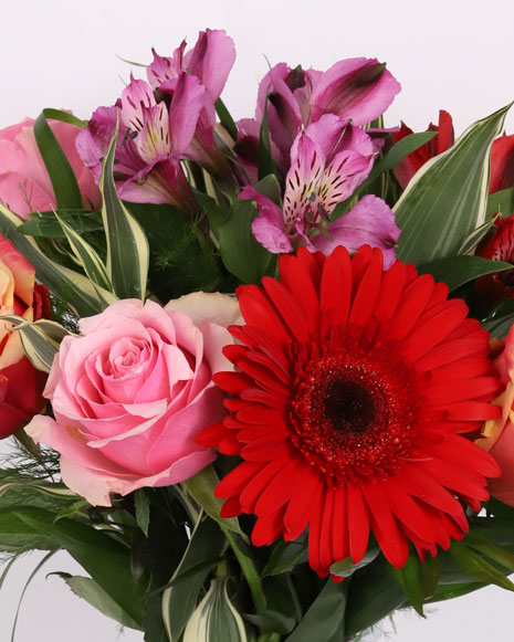 Bouquet of alstroemeria and gerberas