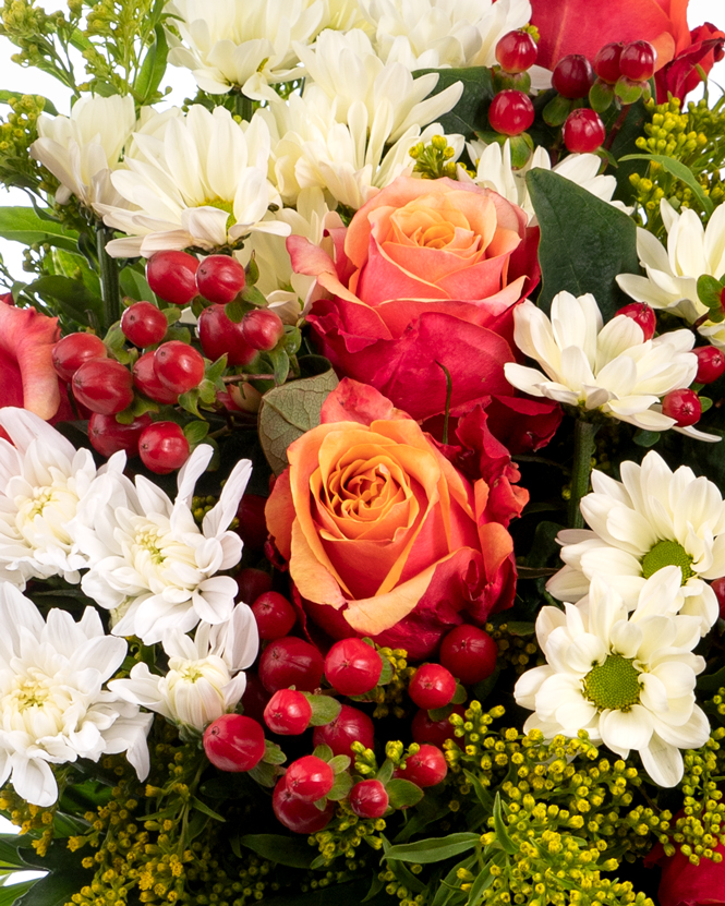 Chrysanthemums autumn bouquet