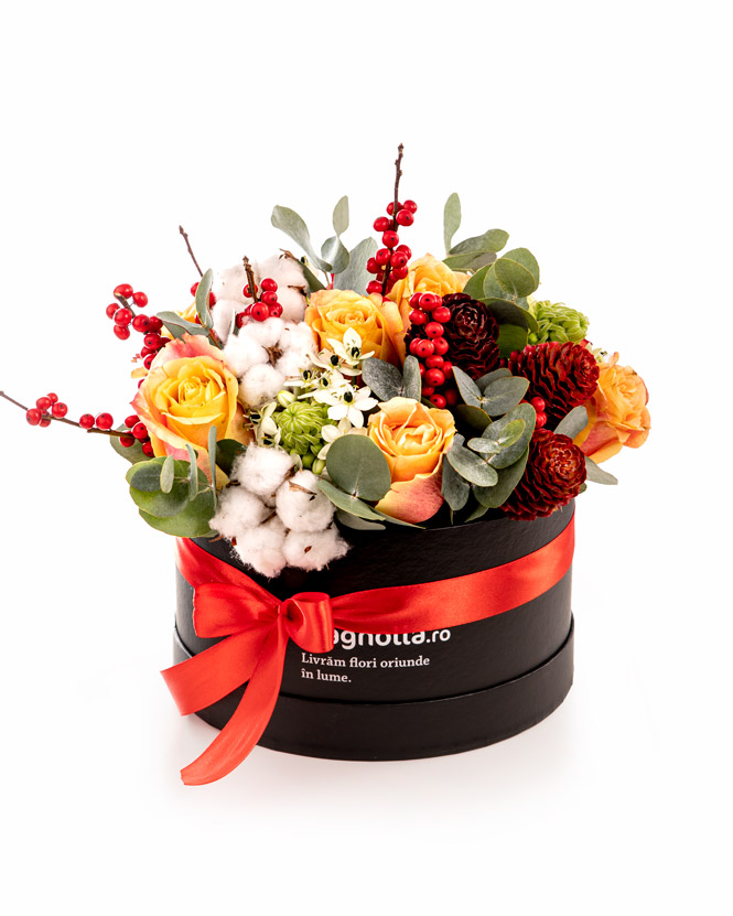 Aranjament floral de iarnă