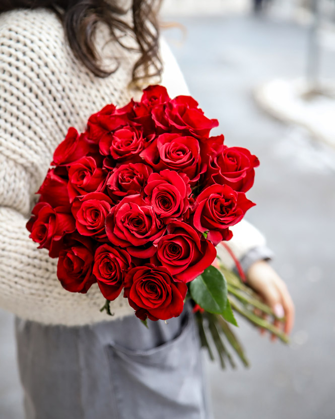 Red rose bouquet