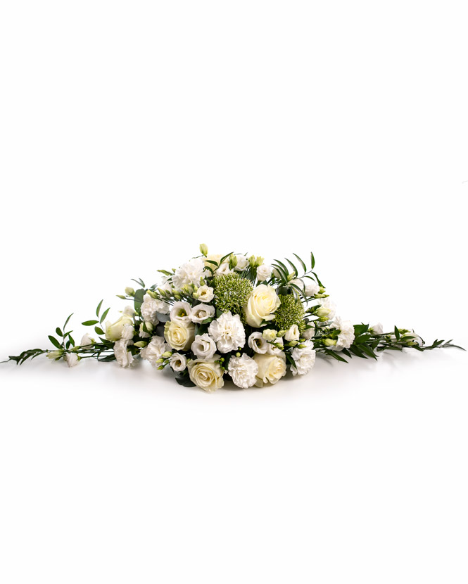 White funeral arrangement