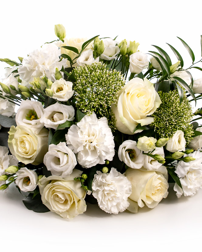 White funeral arrangement