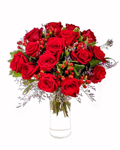 Rose velvet bouquet