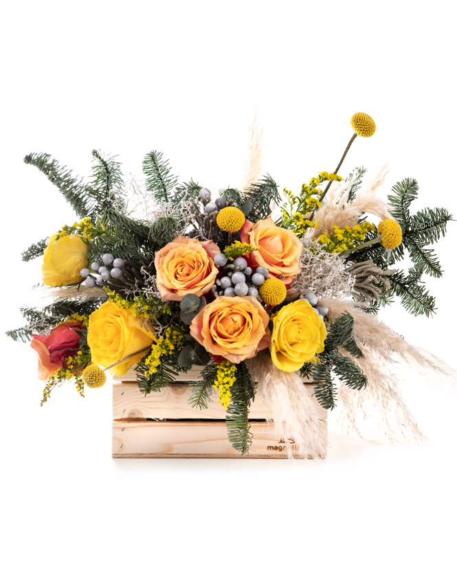 ”Bright winter” arrangement