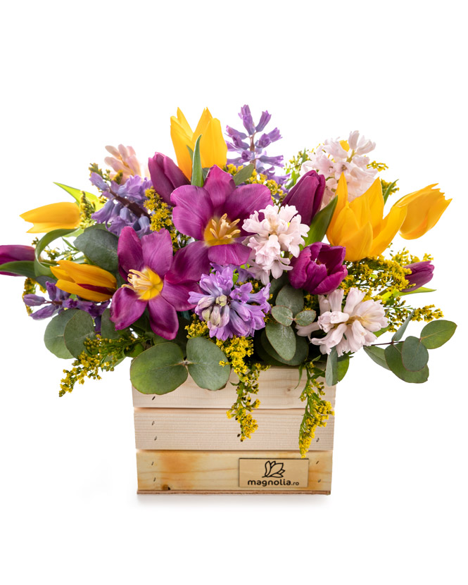 „Happy Spring” arrangement