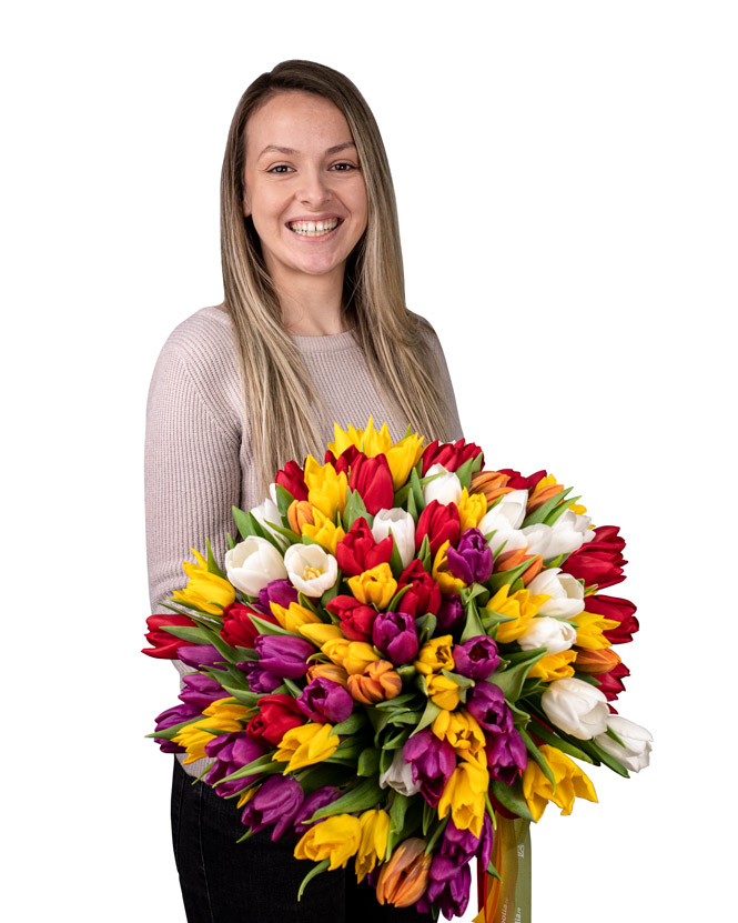 Buchet 101 lalele