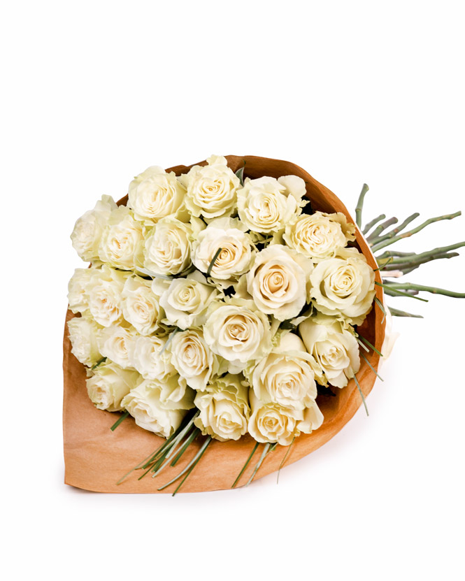 ”Pure White” bouquet