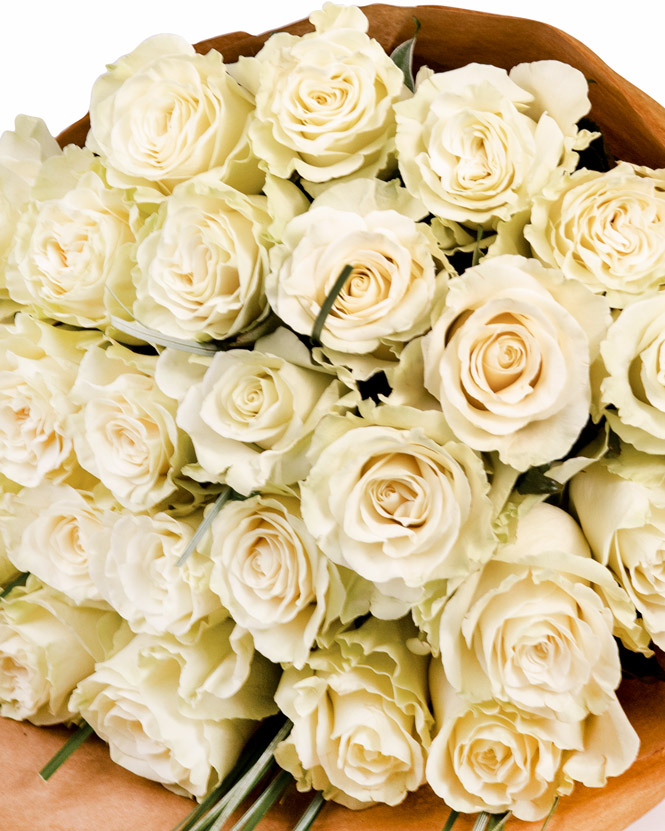 ”Pure White” bouquet