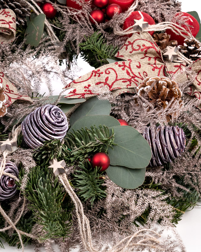 Advent decorative wreath