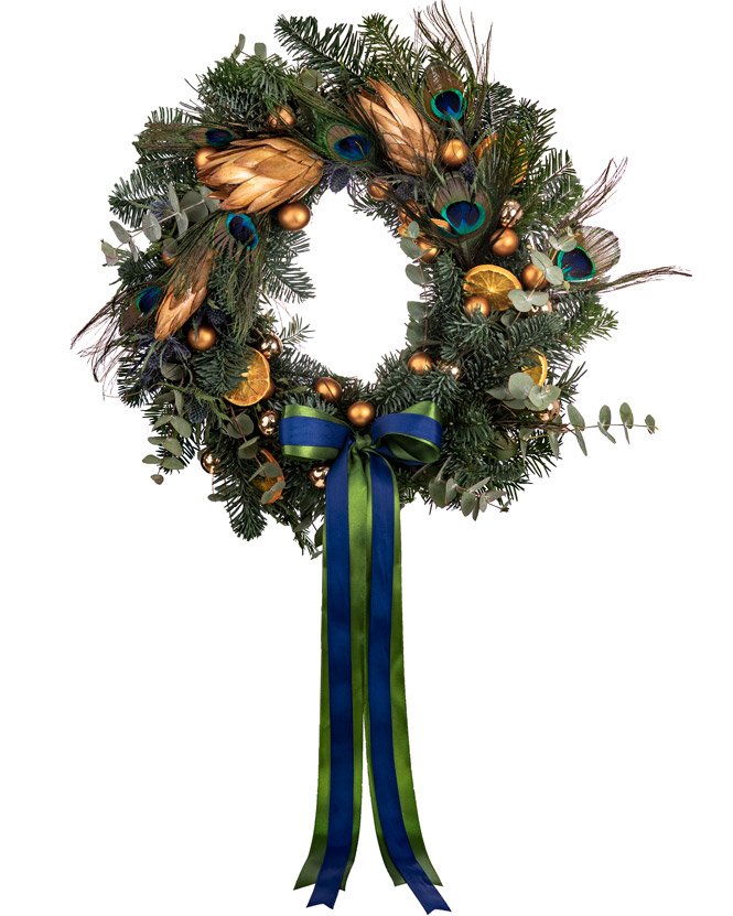 ”Fancy Christmas” wreath