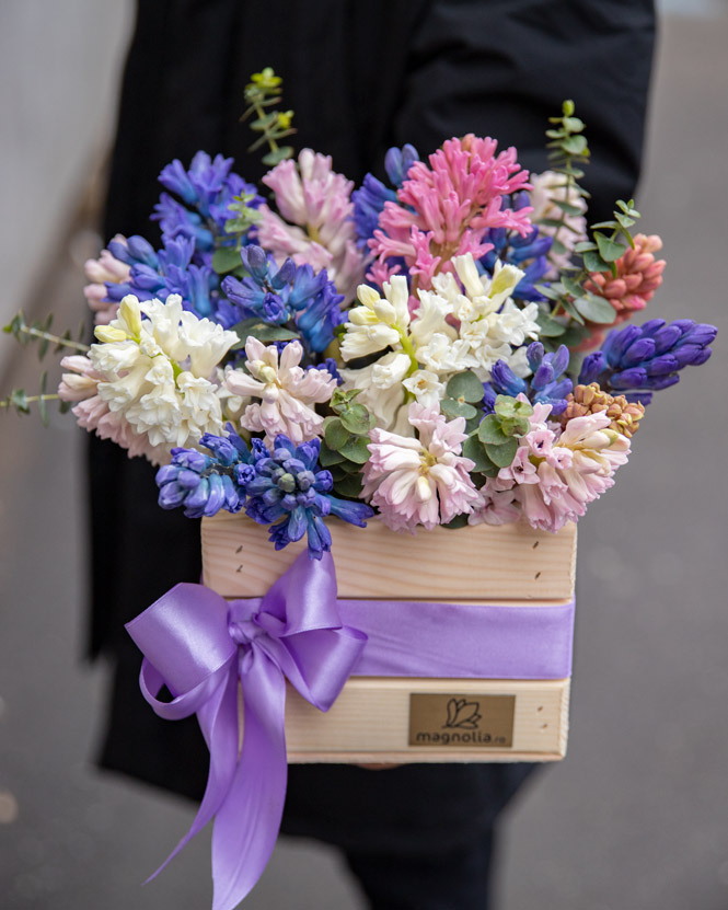 hyacinth arrangement