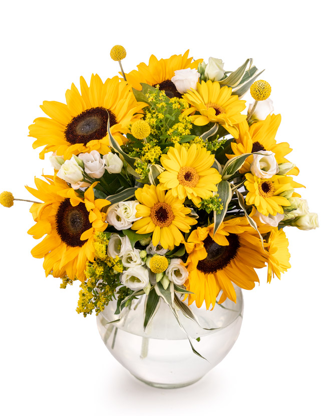 Bouquet of sunflowers