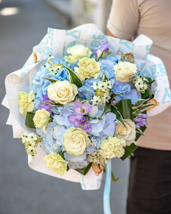 Sweet Baby Boy bouquet