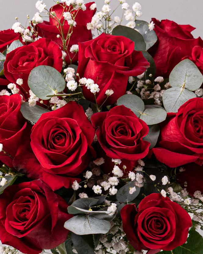 Bouquet of 15 red roses 