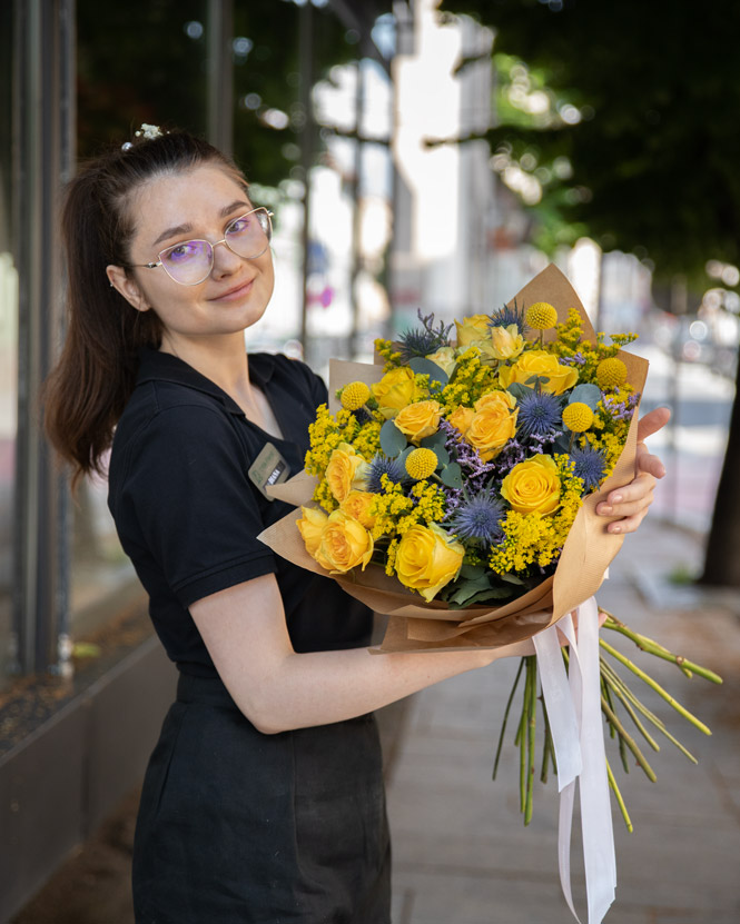 Colored bouquet for Sanziene