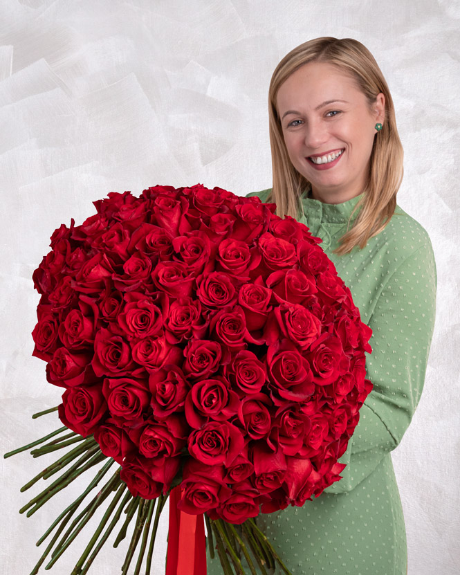 101 Red Roses Bouquet