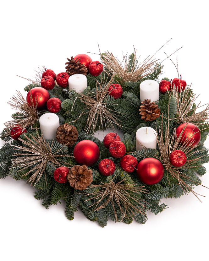 Advent wreath with accesories