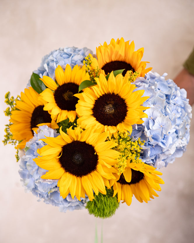 Summer flower bouquet