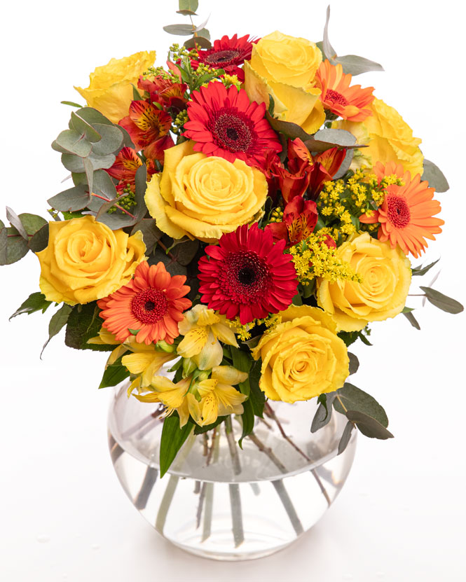 Warm colored bouquet