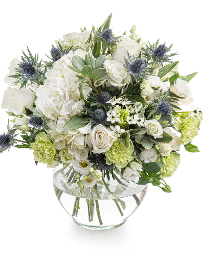Buchet flori albe „Serenity”
