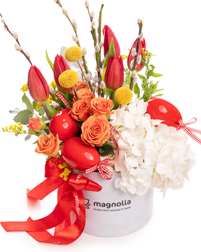 ”Happy Easter” arrangement