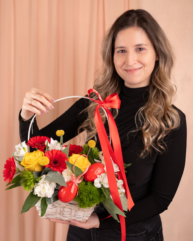 Coșuleț de Paște „Hope and faith”