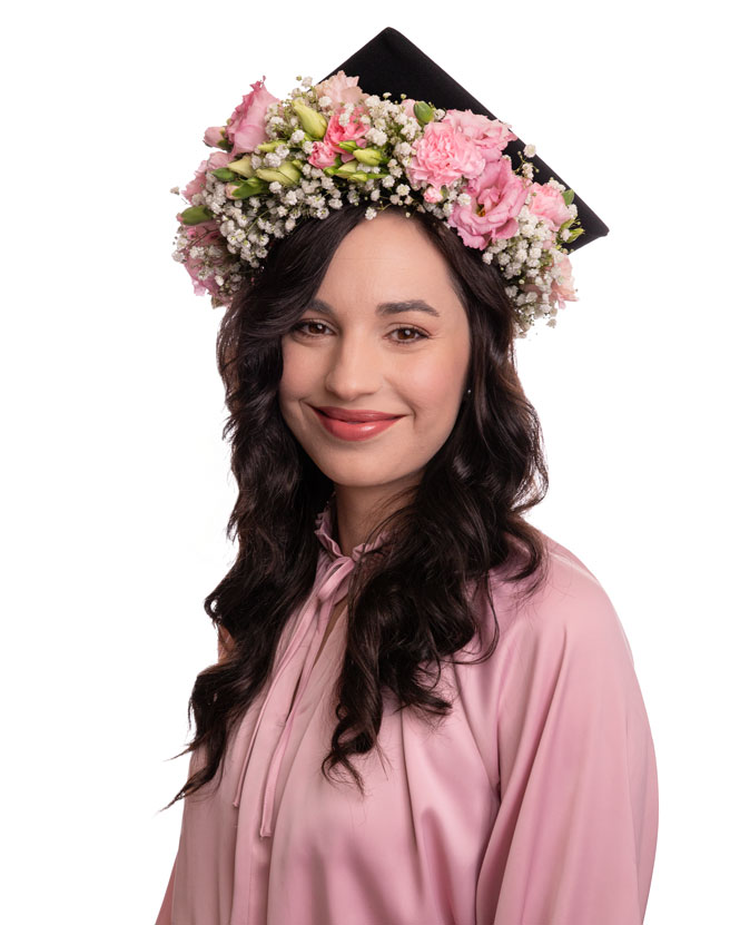 Graduation Natural Flower Crown
