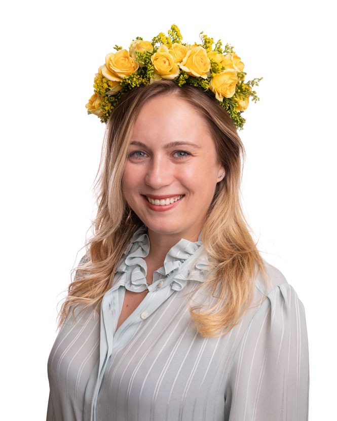 Coroniță cu flori de Sânziene