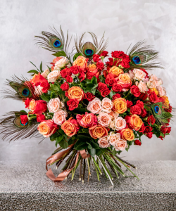 Buchet de lux „Nuanțele pasiunii”