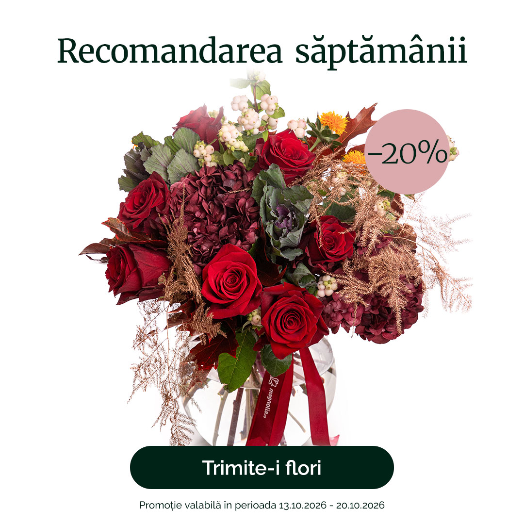 Buchet în culorile toamnei – recomandarea săptămânii