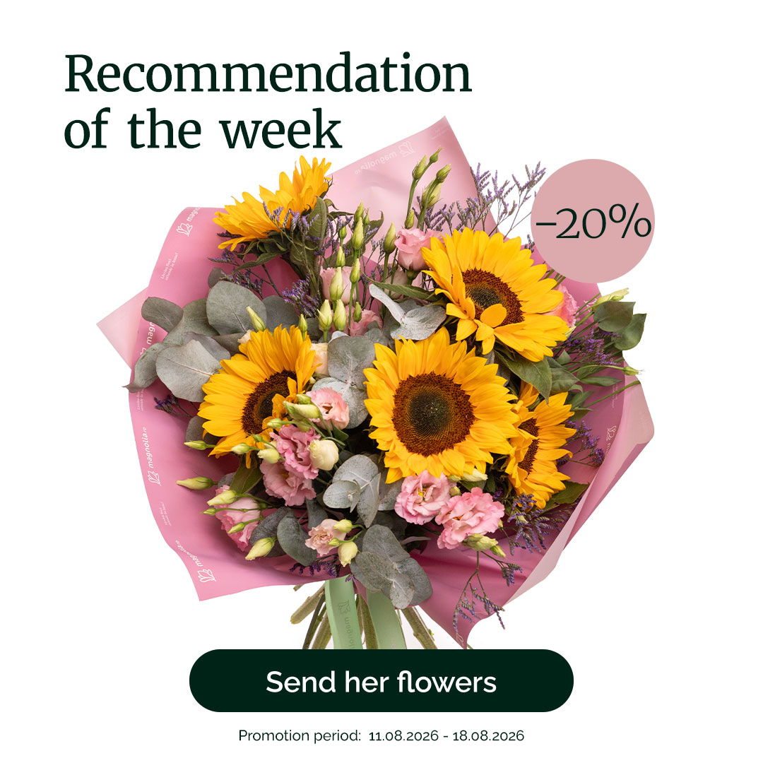 ”Sunlight Symphony” Sunflower Bouquet – recommendation of the week