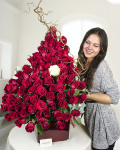 Arrangement with 101 Passion Red Roses – imaginea 1