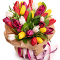 Buchet lalele multicolore