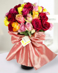 Bouquet with 51 roses – imaginea 1
