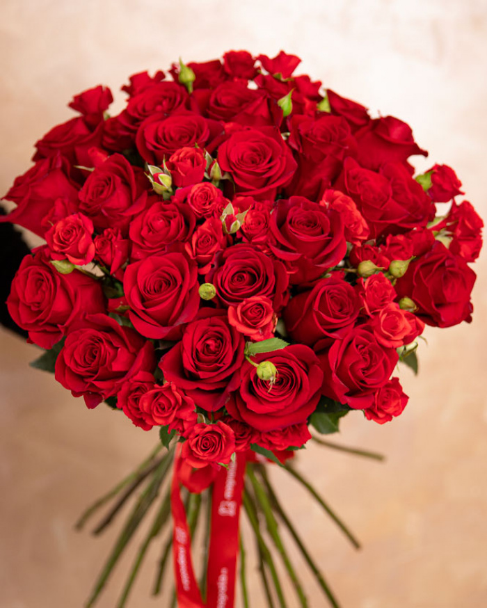 ”Glamour” rose bouquet – imaginea 3
