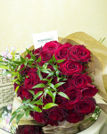 Bouquet with 39 red roses – imaginea 1