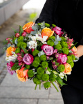 Buchet mix cu flori fresh – imaginea 3