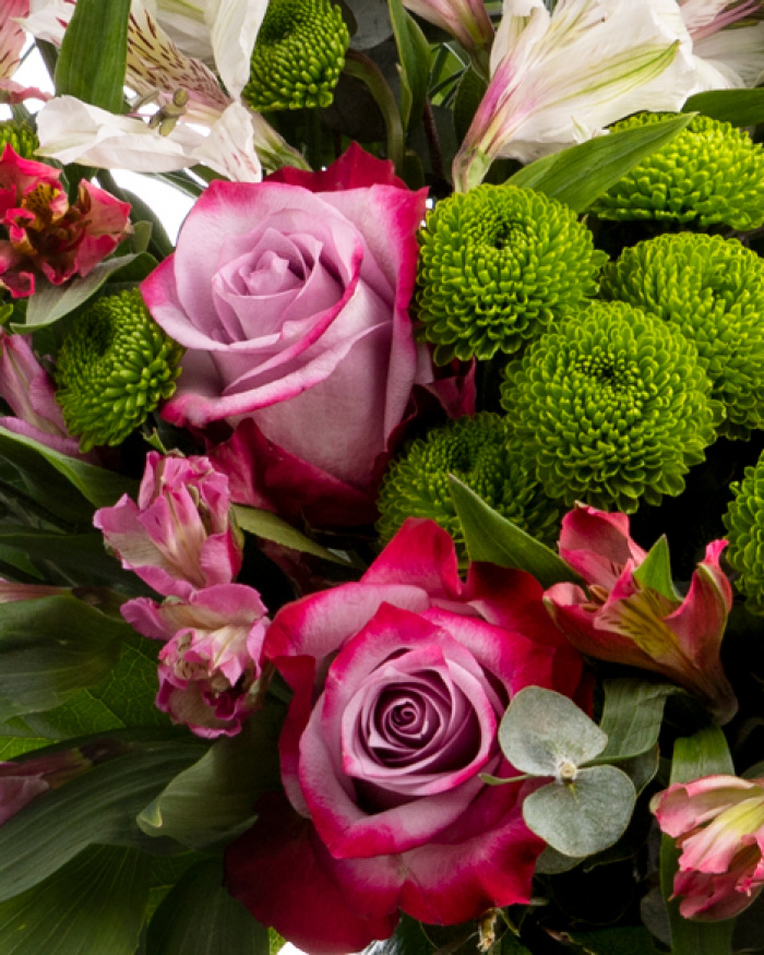 Mix bouquet with fresh flowers – the image 2
