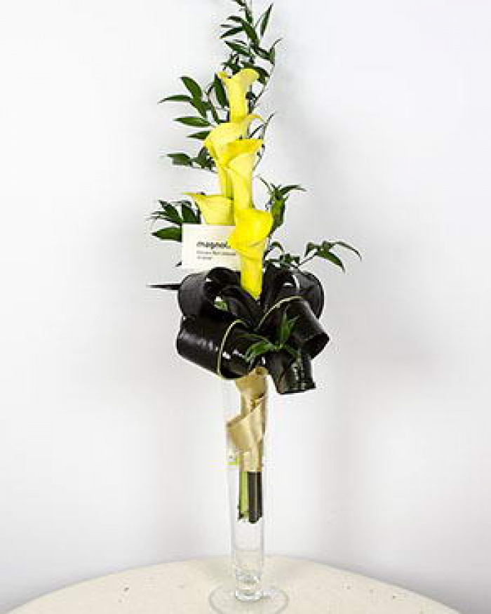 Buchet cu 5 cale galbene – imaginea 1
