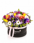 Arrangement in box with mix cut flowers – the image 1