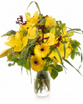 Buchet cu flori galbene – imaginea 1