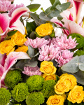 Bouquet of lilies and chrisanthemums – the image 2