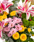 Bouquet of lilies and chrisanthemums – the image 2