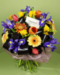 Mix bouquet with colored flowers  – imaginea 1