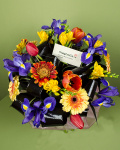 Mix bouquet with colored flowers  – imaginea 3
